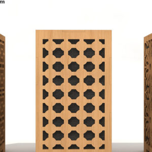 Intra απο ξύλο plywood 3mm-4mm πάχος – Ξύλινες λάμπες γραφείου Πακέτο Cut Laser Δίασταση  20x20 cm INTRAFABR-39077164