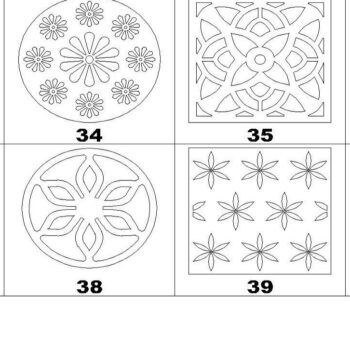 Intra απο ξύλο plywood 3mm-4mm πάχος – Wood Drink Coaster Bundle Plan Glowforge Δίασταση  20x20 cm INTRAFABR-37087862 - Image 2