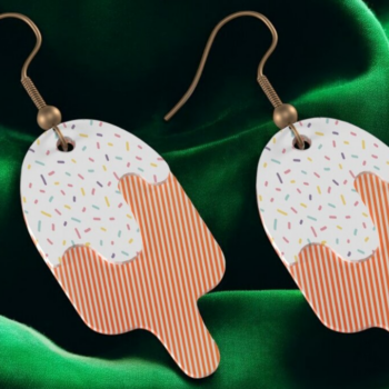 Intra απο ξύλο plywood 3mm-4mm πάχος – Ξύλινο σκουλαρίκι 185 Δίασταση  5x5 cm INTRAFABR-118355430 - Image 5