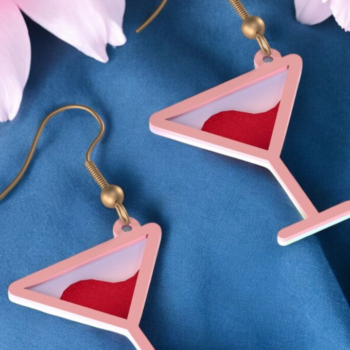 Intra απο ξύλο plywood 3mm-4mm πάχος – Ξύλινο σκουλαρίκι 185 Δίασταση  5x5 cm INTRAFABR-118355430 - Image 6