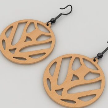 Intra απο ξύλο plywood 3mm-4mm πάχος – Ξύλινο σκουλαρίκι Bundle διανυσματικά αρχεία Δίασταση  5x5 cm INTRAFABR-40251704 - Image 7