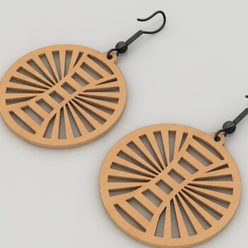 Intra απο ξύλο plywood 3mm-4mm πάχος – Ξύλινο σκουλαρίκι Bundle διανυσματικά αρχεία Δίασταση  5x5 cm INTRAFABR-40251704 - Image 11