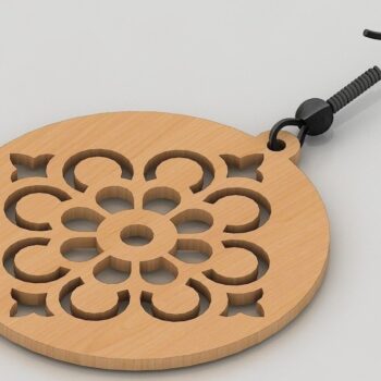 Intra απο ξύλο plywood 3mm-4mm πάχος – Ξύλινο Σκουλαρίκι / Κοσμήματα με Δίασταση  5x5 cm INTRAFABR-40251595 - Image 8