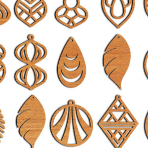 Intra απο ξύλο plywood 3mm-4mm πάχος – Ξύλινα σκουλαρίκια Πακέτο Δίασταση  5x5 cm INTRAFABR-104613188