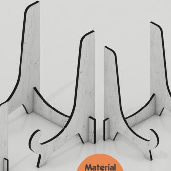 Intra απο ξύλο plywood 3mm-4mm πάχος – Ξύλινη βάση οθόνης καβαλέτο / Mini Stand Δίασταση  20x20 cm INTRAFABR-42960693 - Image 1