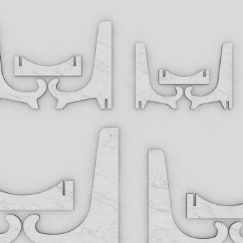 Intra απο ξύλο plywood 3mm-4mm πάχος – Ξύλινη βάση οθόνης καβαλέτο / Mini Stand Δίασταση  20x20 cm INTRAFABR-42960693 - Image 2