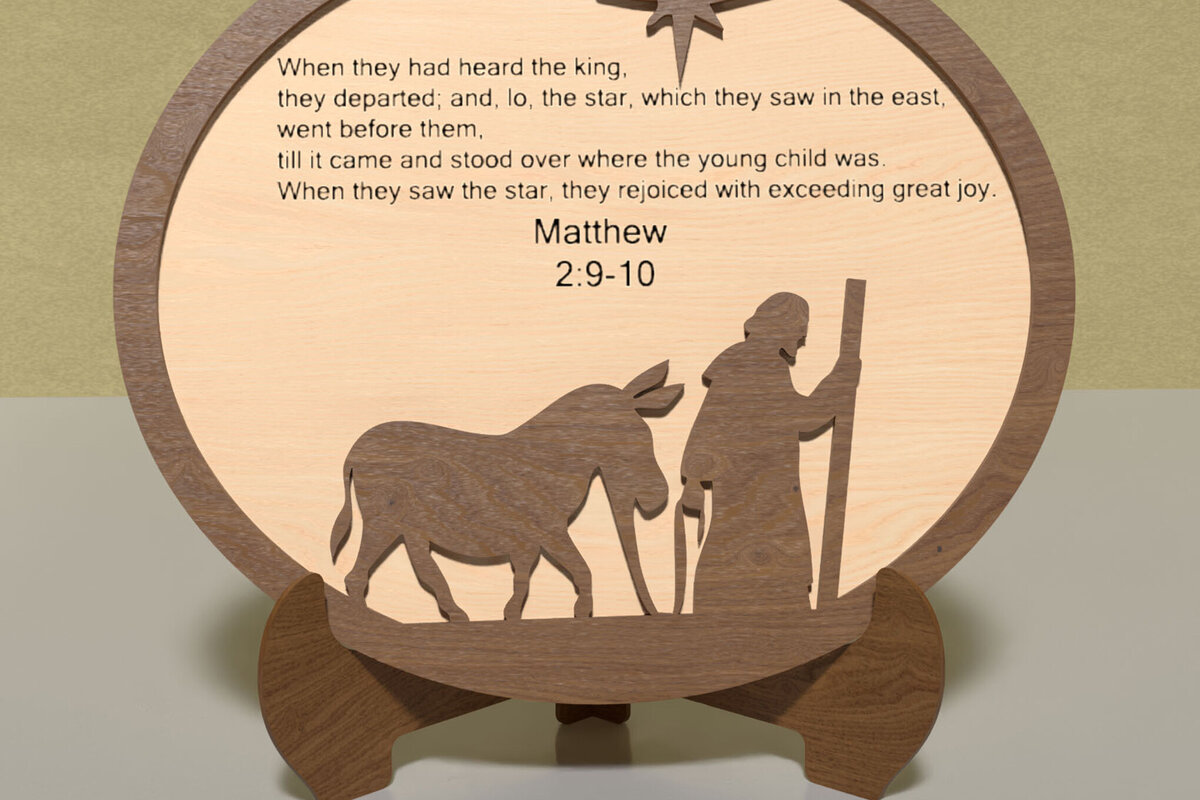 Intra απο ξύλο plywood 3mm-4mm πάχος – Ξυλογραφία του Ιησού με στίχο της Βίβλου Δίασταση  20x20 cm INTRAFABR-118900671