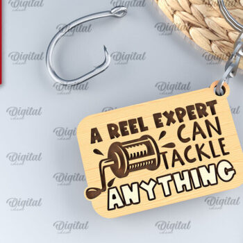 Intra απο ξύλο plywood 3mm-4mm πάχος – Κοπή λέιζερ με μπρελόκ για ψάρεμα ξύλου Δίασταση  5x5 cm INTRAFABR-96560884 - Image 1