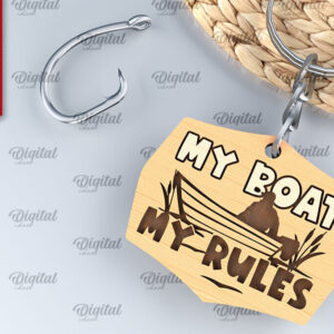 Intra απο ξύλο plywood 3mm-4mm πάχος – Κοπή λέιζερ με μπρελόκ για ψάρεμα ξύλου Δίασταση  5x5 cm INTRAFABR-96560696