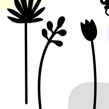 Intra απο ξύλο plywood 3mm-4mm πάχος – Wood Flowers, Flowers Cut Laser Δίασταση  20x20 cm INTRAFABR-33914393 - Image 5