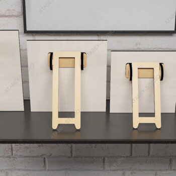 Intra απο ξύλο plywood 3mm-4mm πάχος – Ξύλινα πτυσσόμενα πόδια για κιτ κορνίζες Δίασταση  20x20 cm INTRAFABR-65761956 - Image 2