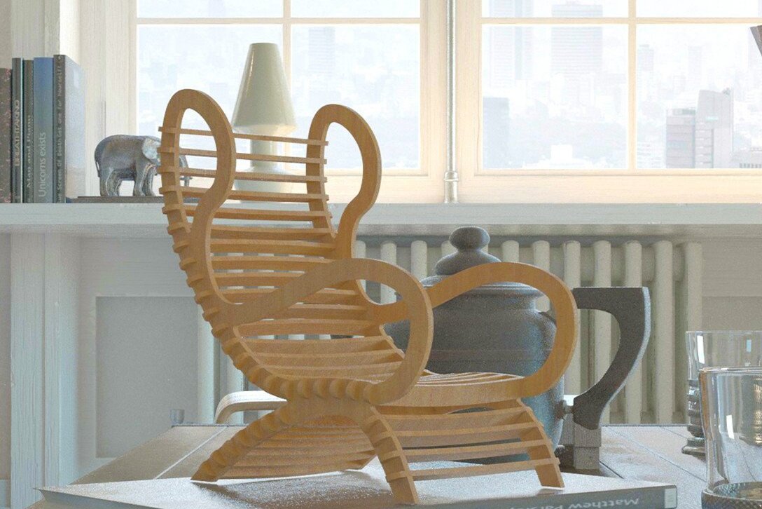 Intra απο ξύλο plywood 3mm-4mm πάχος – Πρότυπα κοπής λέιζερ καρέκλας επίπλων ξύλου Δίασταση  20x20 cm INTRAFABR-43066329