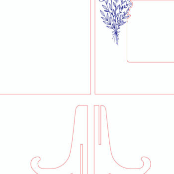 Intra απο ξύλο plywood 3mm-4mm πάχος – Φωτογραφία φωτογραφίας Wood Grandmother Mom Δίασταση  20x20 cm INTRAFABR-102982155 - Image 3