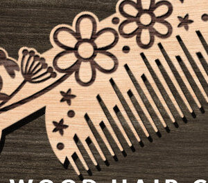 Intra απο ξύλο plywood 3mm-4mm πάχος – Ξύλινες χτένες μαλλιών με λέιζερ Δίασταση  20x20 cm INTRAFABR-97425628