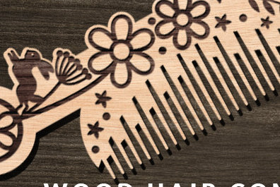 Intra απο ξύλο plywood 3mm-4mm πάχος – Ξύλινες χτένες μαλλιών με λέιζερ Δίασταση  20x20 cm INTRAFABR-97425628