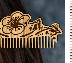 Intra απο ξύλο plywood 3mm-4mm πάχος – Ξύλινες χτένες μαλλιών με λέιζερ Δίασταση  20x20 cm INTRAFABR-97098387