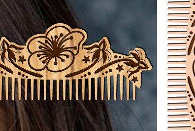 Intra απο ξύλο plywood 3mm-4mm πάχος – Ξύλινες χτένες μαλλιών με λέιζερ Δίασταση  20x20 cm INTRAFABR-97098387