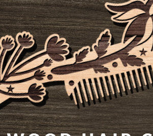 Intra απο ξύλο plywood 3mm-4mm πάχος – Ξύλινες χτένες μαλλιών με λέιζερ Δίασταση  20x20 cm INTRAFABR-97425624