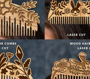 Intra απο ξύλο plywood 3mm-4mm πάχος – Ξύλινες χτένες μαλλιών με Πακέτο Δίασταση  20x20 cm INTRAFABR-97252089