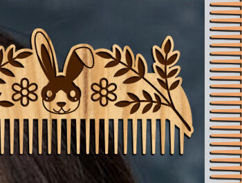 Intra απο ξύλο plywood 3mm-4mm πάχος – Ξύλινες χτένες μαλλιών με Πακέτο Δίασταση  20x20 cm INTRAFABR-97252089 - Image 2