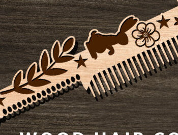 Intra απο ξύλο plywood 3mm-4mm πάχος – Ξύλινες χτένες μαλλιών με Πακέτο Δίασταση  20x20 cm INTRAFABR-97557121 - Image 5