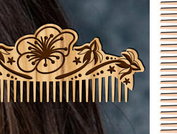 Intra απο ξύλο plywood 3mm-4mm πάχος – Ξύλινες χτένες μαλλιών με Πακέτο Δίασταση  20x20 cm INTRAFABR-102822541 - Image 4