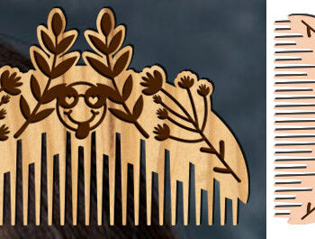 Intra απο ξύλο plywood 3mm-4mm πάχος – Ξύλινες χτένες μαλλιών με Πακέτο Δίασταση  20x20 cm INTRAFABR-102822541 - Image 5