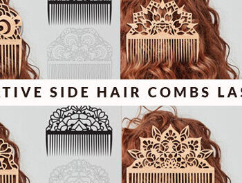 Intra απο ξύλο plywood 3mm-4mm πάχος – Δέσμη με χτένες τρίχας με λέιζερ Δίασταση  20x20 cm INTRAFABR-102944598 - Image 12