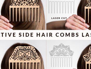 Intra απο ξύλο plywood 3mm-4mm πάχος – Δέσμη με χτένες τρίχας με λέιζερ Δίασταση  20x20 cm INTRAFABR-102944598 - Image 17