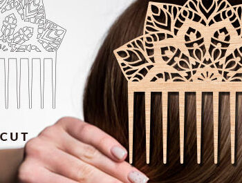 Intra απο ξύλο plywood 3mm-4mm πάχος – Δέσμη με χτένες τρίχας με λέιζερ Δίασταση  20x20 cm INTRAFABR-102944598 - Image 18