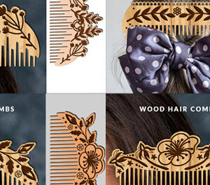 Intra απο ξύλο plywood 3mm-4mm πάχος – Ξύλινες χτένες μαλλιών με Πακέτο Δίασταση  20x20 cm INTRAFABR-97252083