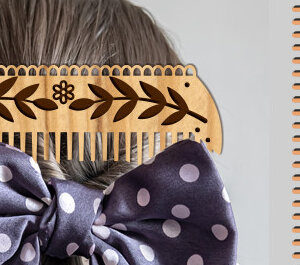 Intra απο ξύλο plywood 3mm-4mm πάχος – Ξύλινες χτένες μαλλιών με λέιζερ Δίασταση  20x20 cm INTRAFABR-97098374