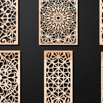 Intra απο ξύλο plywood 3mm-4mm πάχος – Σχεδιασμός σουβέρ κοπής με λέιζερ ξύλου Δίασταση  20x20 cm INTRAFABR-108320759 - Image 1