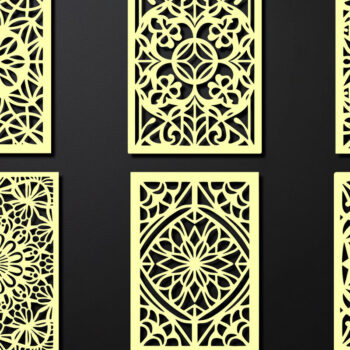 Intra απο ξύλο plywood 3mm-4mm πάχος – Σχεδιασμός σουβέρ κοπής με λέιζερ ξύλου Δίασταση  20x20 cm INTRAFABR-108320827 - Image 2