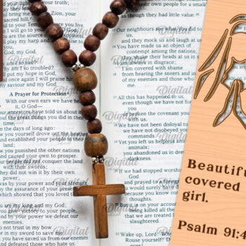 Intra απο ξύλο plywood 3mm-4mm πάχος – Θρησκευτικός σελιδοδείκτης ξύλινης κοπής με λέιζερ Δίασταση  20x20 cm INTRAFABR-96806735 - Image 1