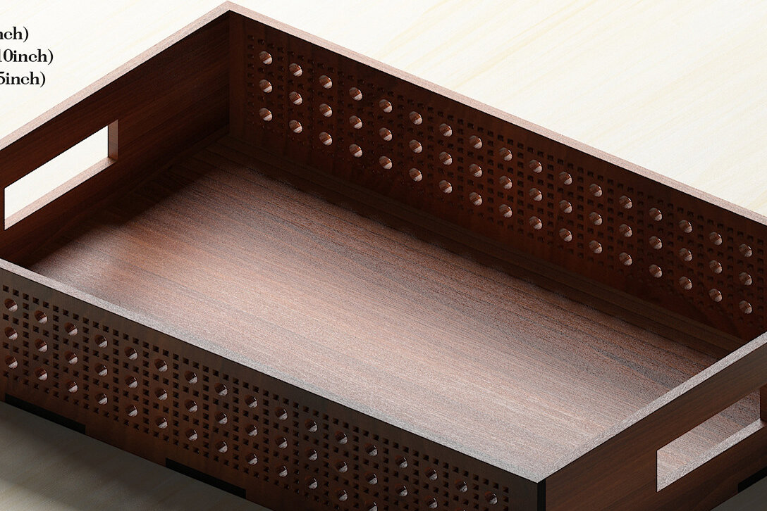 Intra απο ξύλο plywood 3mm-4mm πάχος – Ξύλινος δίσκος λέιζερ με μοτίβο ρατάν 253 Δίασταση  20x20 cm INTRAFABR-48374134