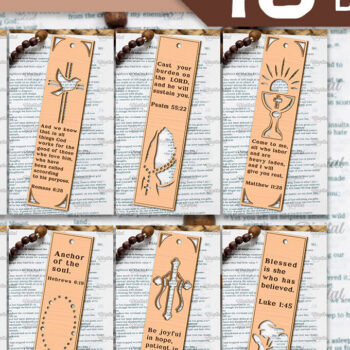 Intra απο ξύλο plywood 3mm-4mm πάχος – Θρησκευτικοί σελιδοδείκτες δέσμης Wood LaserCut Δίασταση  20x20 cm INTRAFABR-96807794 - Image 1