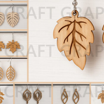 Intra απο ξύλο plywood 3mm-4mm πάχος – Ξύλινο Σκουλαρίκι Πακέτο Δίασταση  5x5 cm INTRAFABR-123814301 - Image 1