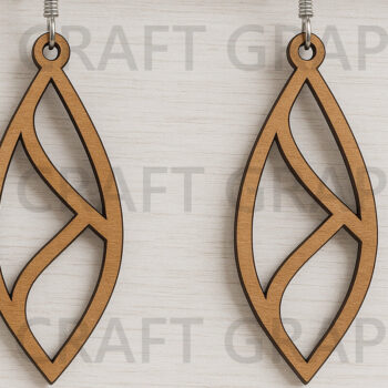 Intra απο ξύλο plywood 3mm-4mm πάχος – Ξύλινο Σκουλαρίκι Πακέτο Δίασταση  5x5 cm INTRAFABR-123814301 - Image 6