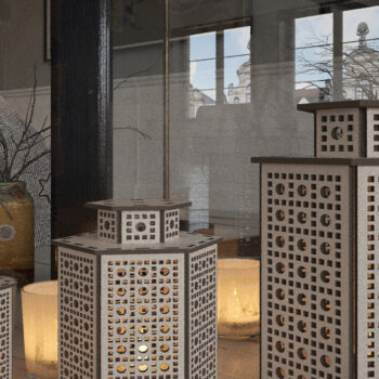 Intra απο ξύλο plywood 3mm-4mm πάχος – Ξύλινα κρεμαστά φωτάκια / Κουτί ρεσώ 289 Δίασταση  20x20 cm INTRAFABR-56309917 - Image 7