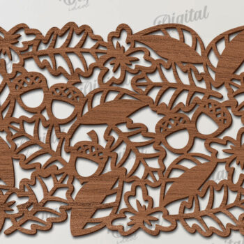 Intra απο ξύλο plywood 3mm-4mm πάχος – Ξύλο Σουπλά Κοπή Laser. Διακόσμηση σπιτιού Δίασταση  20x20 cm INTRAFABR-115896002 - Image 1