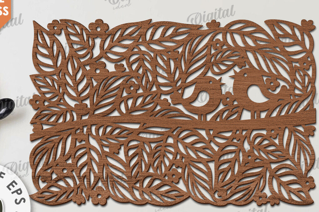 Intra απο ξύλο plywood 3mm-4mm πάχος – Ξύλο Σουπλά Κοπή Laser. Διακόσμηση σπιτιού Δίασταση  20x20 cm INTRAFABR-115896674