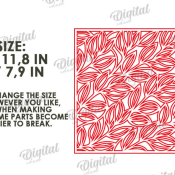 Intra απο ξύλο plywood 3mm-4mm πάχος – Ξύλο Σουπλά Κοπή Laser. Διακόσμηση σπιτιού Δίασταση  20x20 cm INTRAFABR-115896949 - Image 2