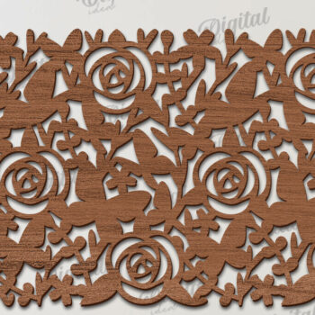 Intra απο ξύλο plywood 3mm-4mm πάχος – Ξύλο Σουπλά Κοπή Laser. Διακόσμηση σπιτιού Δίασταση  20x20 cm INTRAFABR-115897076 - Image 1