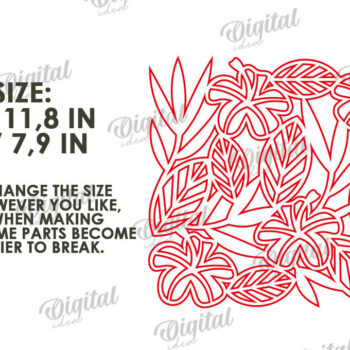 Intra απο ξύλο plywood 3mm-4mm πάχος – Ξύλινα σουπλά Δέσμη κοπής με λέιζερ Δίασταση  20x20 cm INTRAFABR-115899826 - Image 2