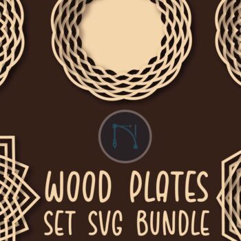 Intra απο ξύλο plywood 3mm-4mm πάχος – Σετ Ξύλινες πλάκες Δέσμη Cut Laser Δίασταση  20x20 cm INTRAFABR-78975023 - Image 1