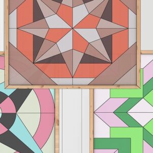 Intra απο ξύλο plywood 3mm-4mm πάχος – Ξύλινο μοτίβο παπλώματος για μηχανές λέιζερ Δίασταση  20x20 cm INTRAFABR-37056724