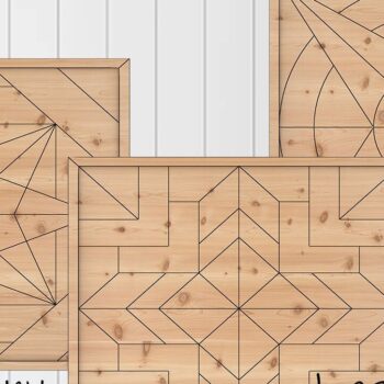 Intra απο ξύλο plywood 3mm-4mm πάχος – Ξύλινο μοτίβο παπλώματος για μηχανές λέιζερ Δίασταση  20x20 cm INTRAFABR-37056724 - Image 2