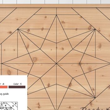 Intra απο ξύλο plywood 3mm-4mm πάχος – Ξύλινο μοτίβο παπλώματος για μηχανές λέιζερ Δίασταση  20x20 cm INTRAFABR-37056724 - Image 5