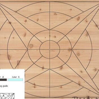 Intra απο ξύλο plywood 3mm-4mm πάχος – Ξύλινο μοτίβο παπλώματος για μηχανές λέιζερ Δίασταση  20x20 cm INTRAFABR-37056724 - Image 7